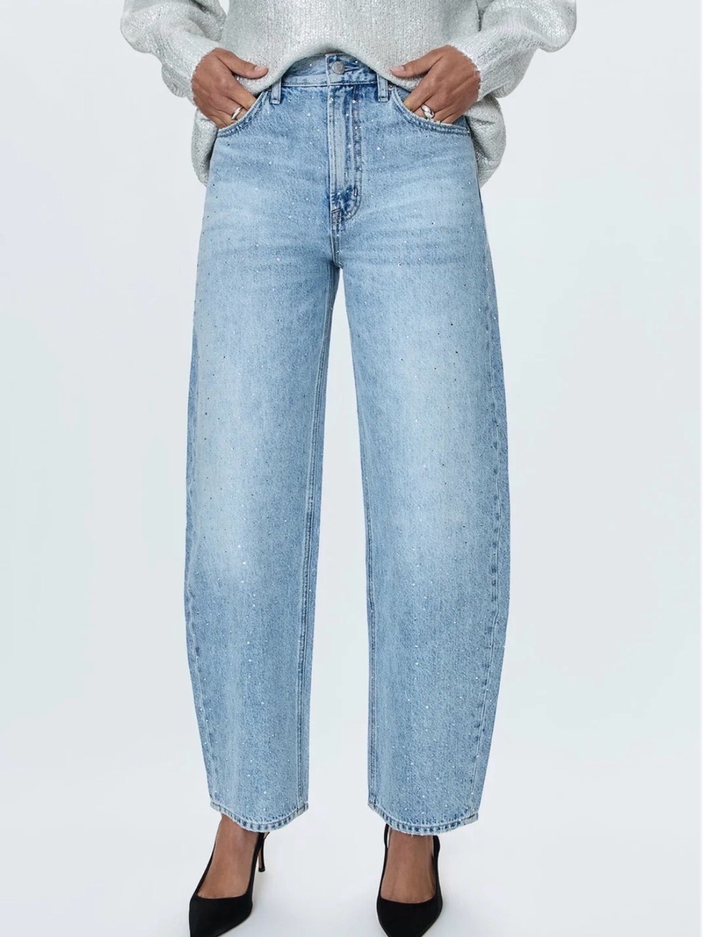 Wes Barrel Jean - Glitz